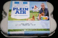 Œufs frais plein air