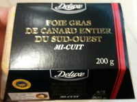 Foie gras de canard entier du Sud-Ouest mi-cuit