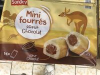 Mini fourrés cœur chocolat
