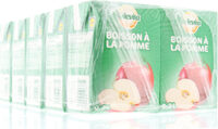 Boisson à la pomme, sucrée, aromatisée.