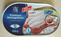 Premium Heringsfilets in Pfeffer-Creme
