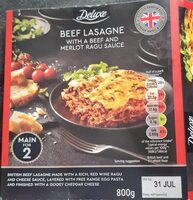 Beef Lasagne with beef and merlot ragu sauce