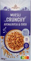 Muesli crunchy aveia & coco