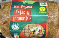 Rulo vegetal setas y pimiento
