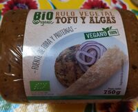 Rulo vegetal tofu y algas