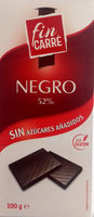 Chocolate negro 52%
