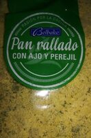 Pan rallado con ajo y perejil