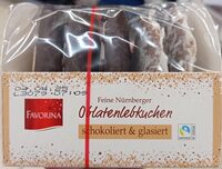 Feine Nürnberger Oblatenlebkuchen schokoliert & glasiert