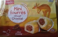 Mini fourrés cœur chocolat