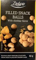 Filled snack balls