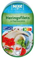 Heringsfilets in Paprikacreme