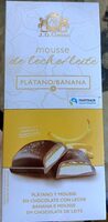 Mousse de leche plátano/banana