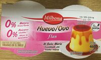 Flan de huevo al baño maria 0%