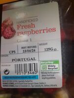 Fresh raspberries