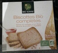 Biscottes Bio Complètes