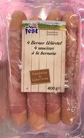 4 Saucisses à la Bernoise (Emmental & lard fumé)