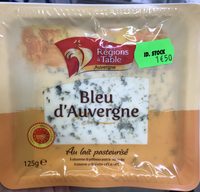 Bleu d'Auvergne au lait pasteurisé