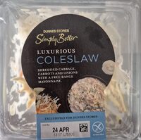 DUNNES STORES Simply Better LUXURIOUS COLESLAW SHR