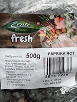 Paprika rot