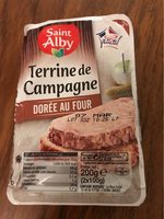 Terrine de campagne dorée au four