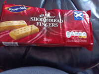 All butter shortbread fingers