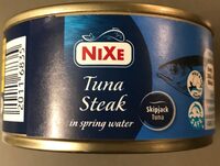 Tuna steak in spring water