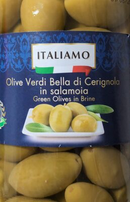 Olive verdi bella di cerignola in salomoia