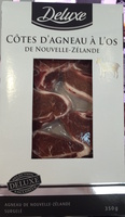 Côtes d'agneau à l'os de Nouvelle-Zélande surgelées