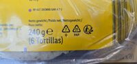 Tortilla Wraps Garlic