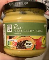 Bio Mango-Papaya-Curry Streichcreme