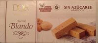 Turrón blando sin azúcares
