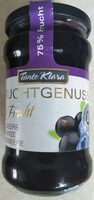 FRUCHTGENUSS  (75% Frucht ) Heidelbeere schwarze Johannisbeere
