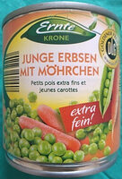Junge Erbsen mit Möhrchen