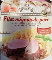 Filet mignon de porc et spatzle