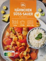 Hähnchen süß-sauer mit Basmati Reis