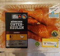 Hähnchen Unterkeulen gewürzt