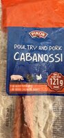 Kabanosy klasyczne drobiowe z dodatkiem wieprzowiny