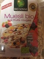 Muesli bio aux fruits rouges