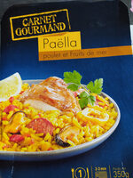 Paella poulet et fruits de mer