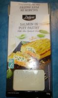 Salmon in puff pastry