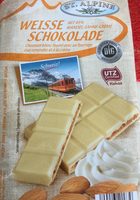 Alpine Weisse Schokolade Mit 45% Mandel-sahne-c. ..