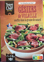 Gésiers de volaille confits