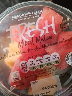 Mixed fresh melon