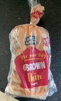 Connell Bakery 6 Brown Thin Bagels