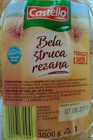 Bela štruca rezana