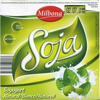Postre de soja natural