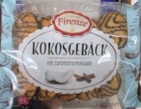 Kokosgebäck mit Zartbitterschokolade
