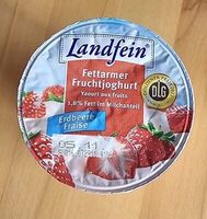 Fettarmer Fruchtjoghurt Erdbeer