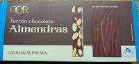 Turrón de chocolate con almendras