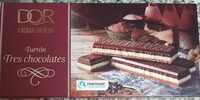 Turrón tres chocolates